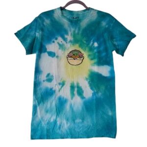 Homemade Gildan Blue Star Wars Baby Yoda Tie-Dye Tshirt Tee Size Small NWOT